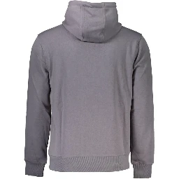 Gray Cotton Men Sweater