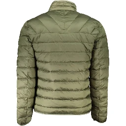 Green Polyamide Men Jacket