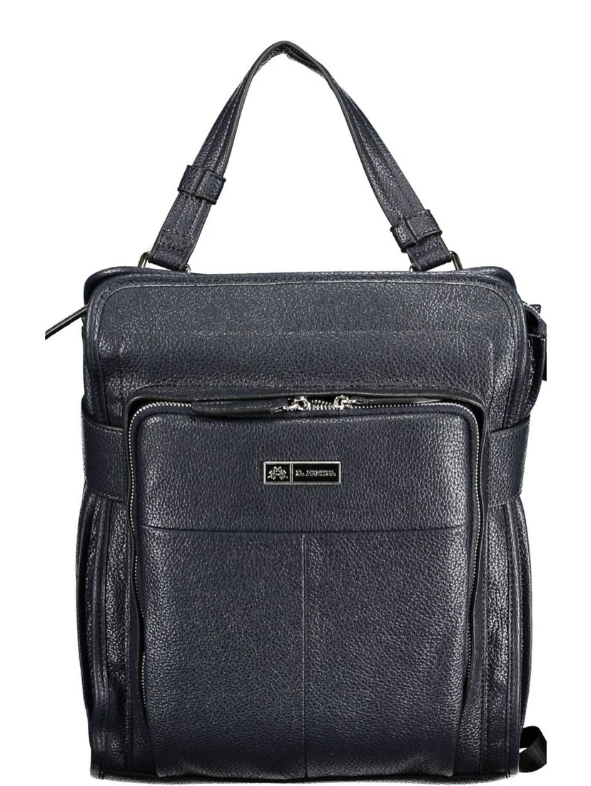 Blue Polyethylene Backpack