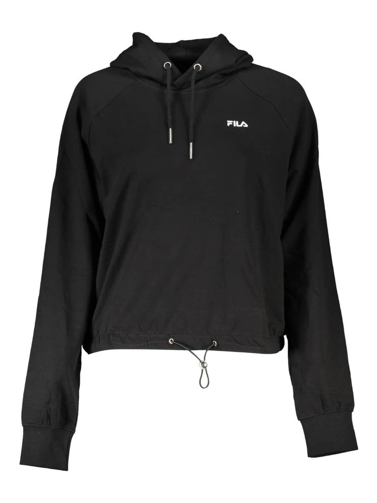 Black Cotton Women Sweater