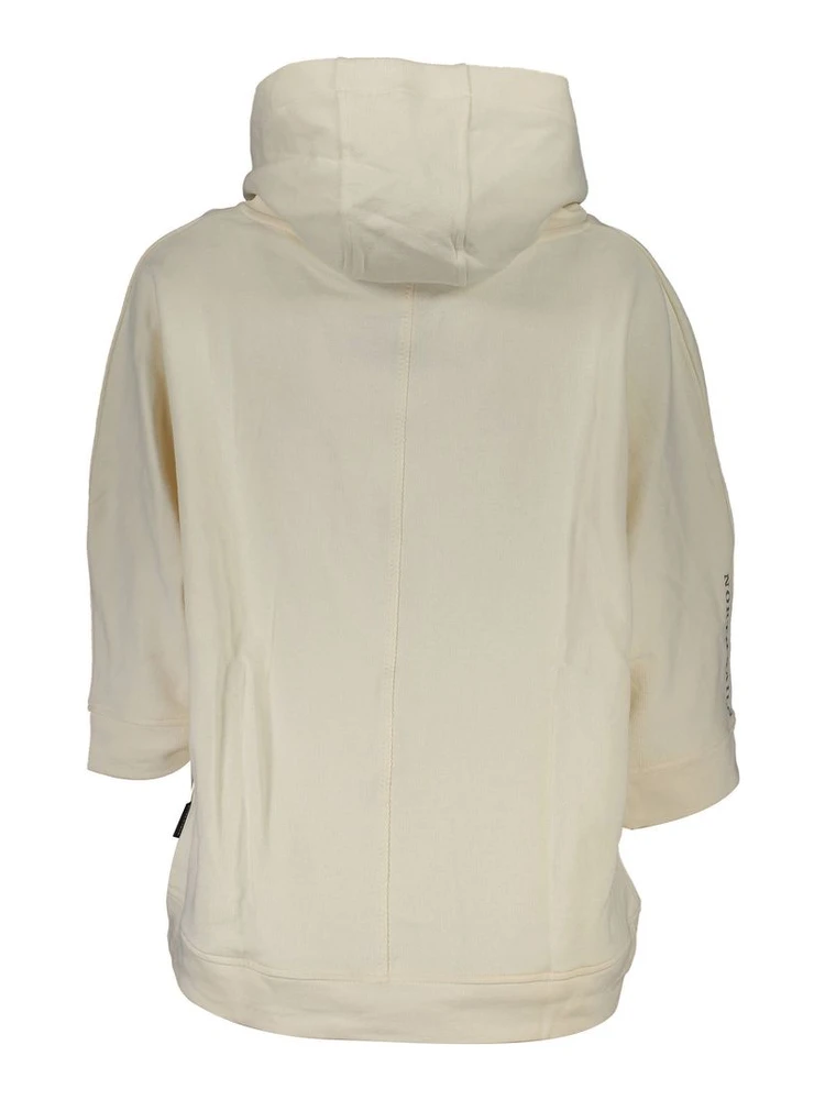 White Cotton Women's Hooded Sweater alternative