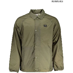 Green Nylon Men Jacket