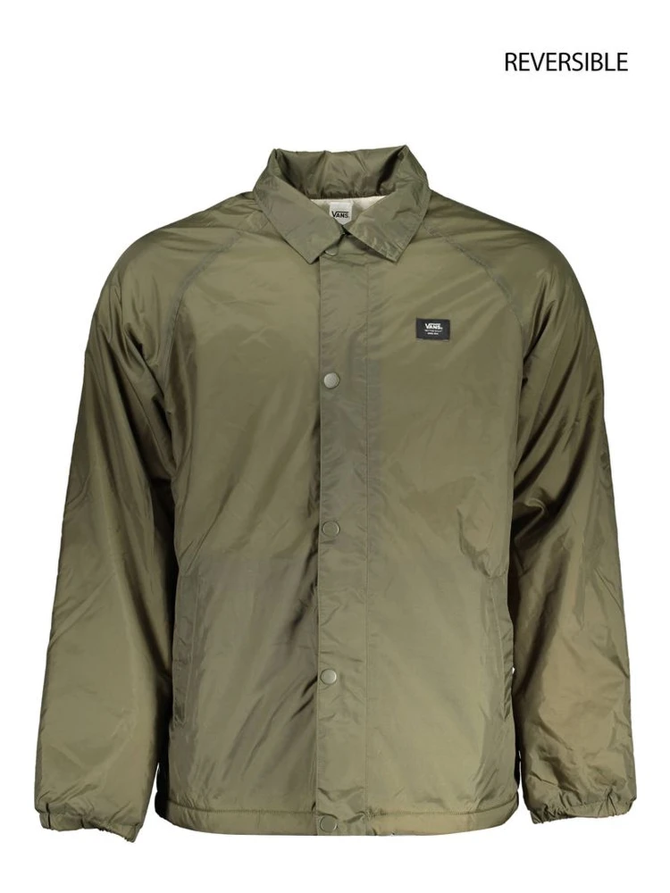 Green Nylon Men Jacket