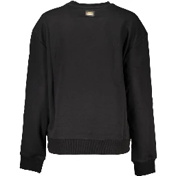 Black Cotton Women Sweater
