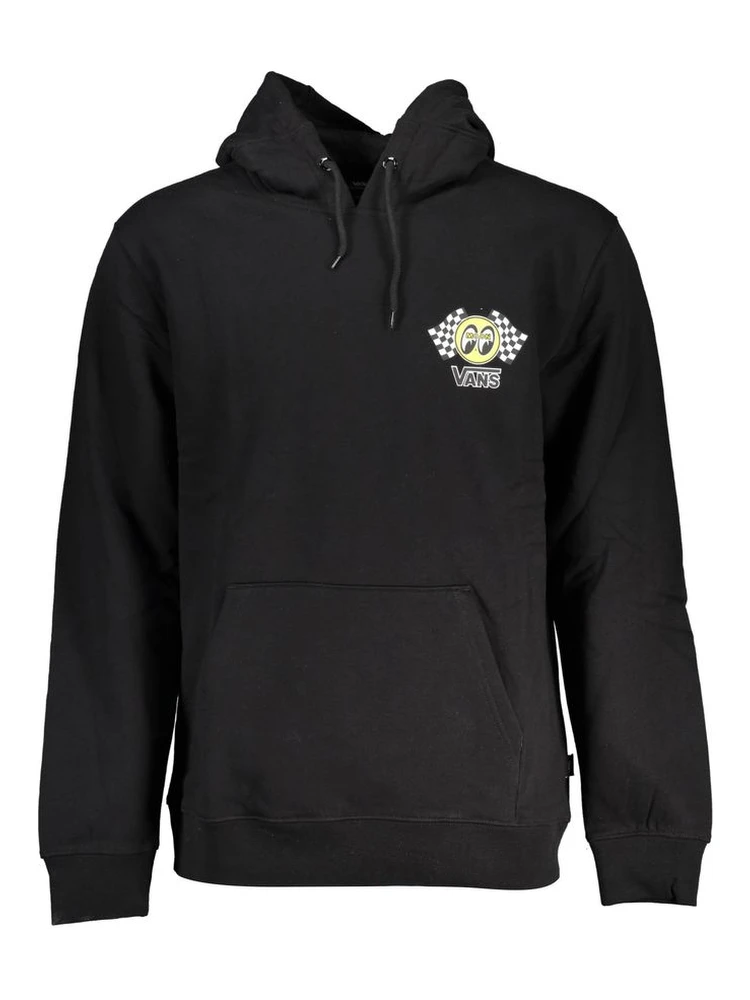 Black Cotton Men Sweater