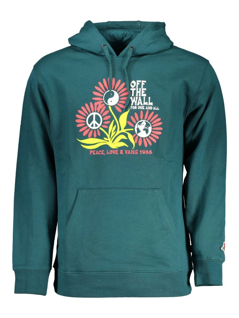 Green Cotton Men Sweater