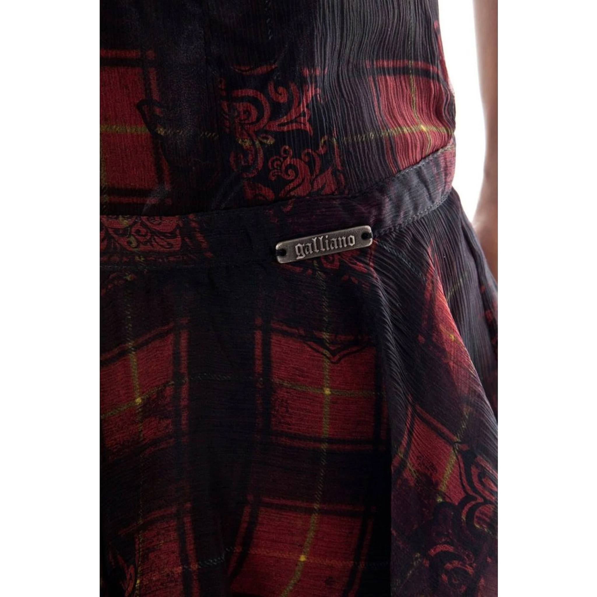 Black Silk Skirt