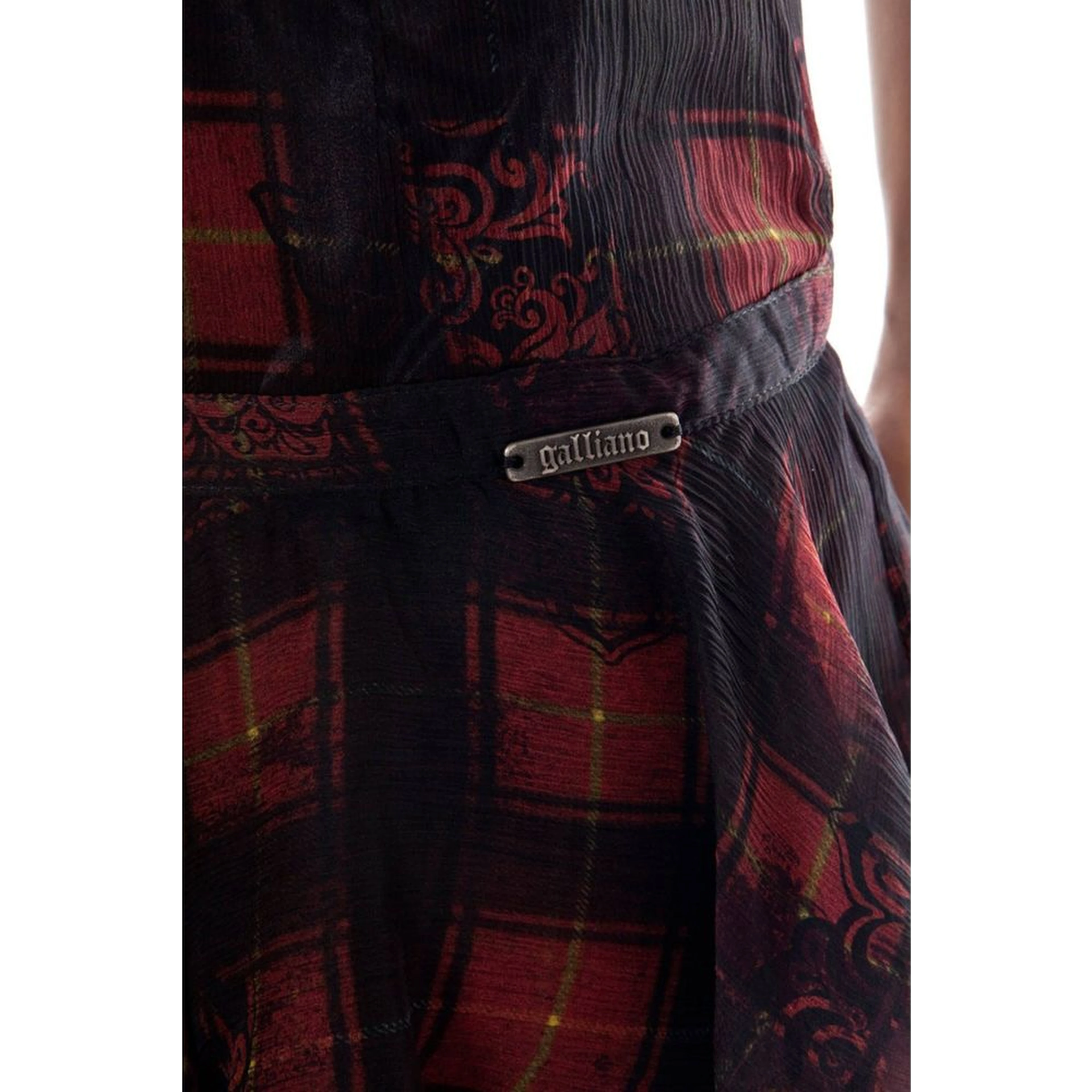 Black Silk Skirt