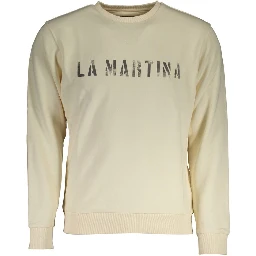White Cotton Men Sweater