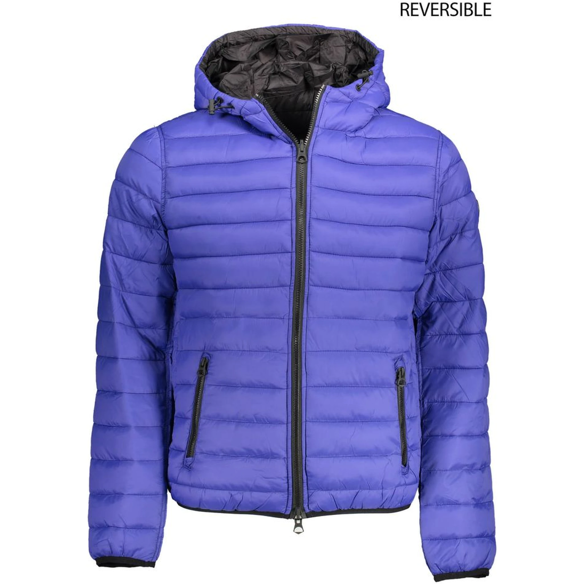 Blue Nylon Jackets & Coat