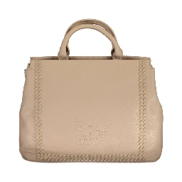 Beige Polyethylene Handbag