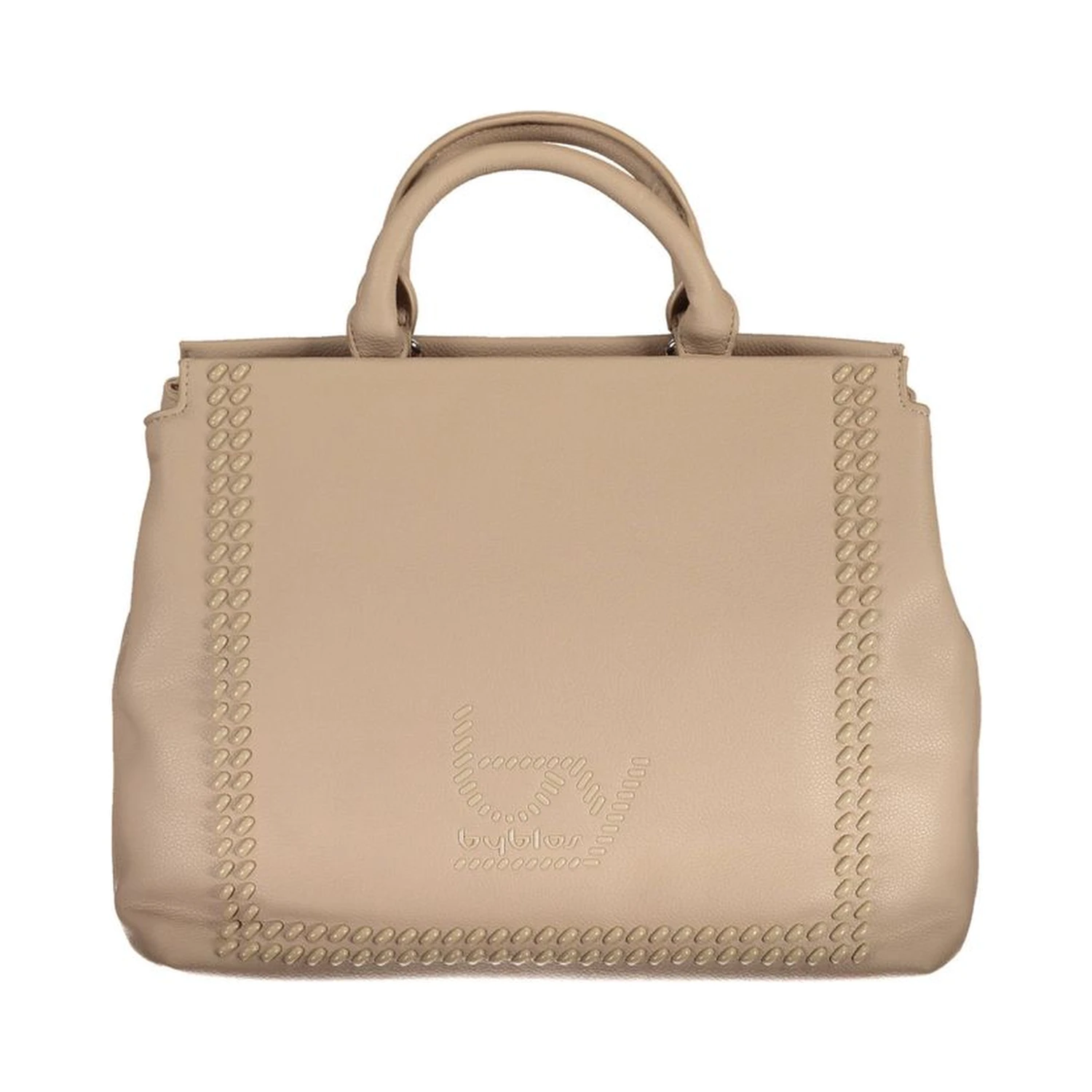 Beige Polyethylene Handbag