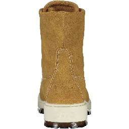 Brown Polyester Women Boot