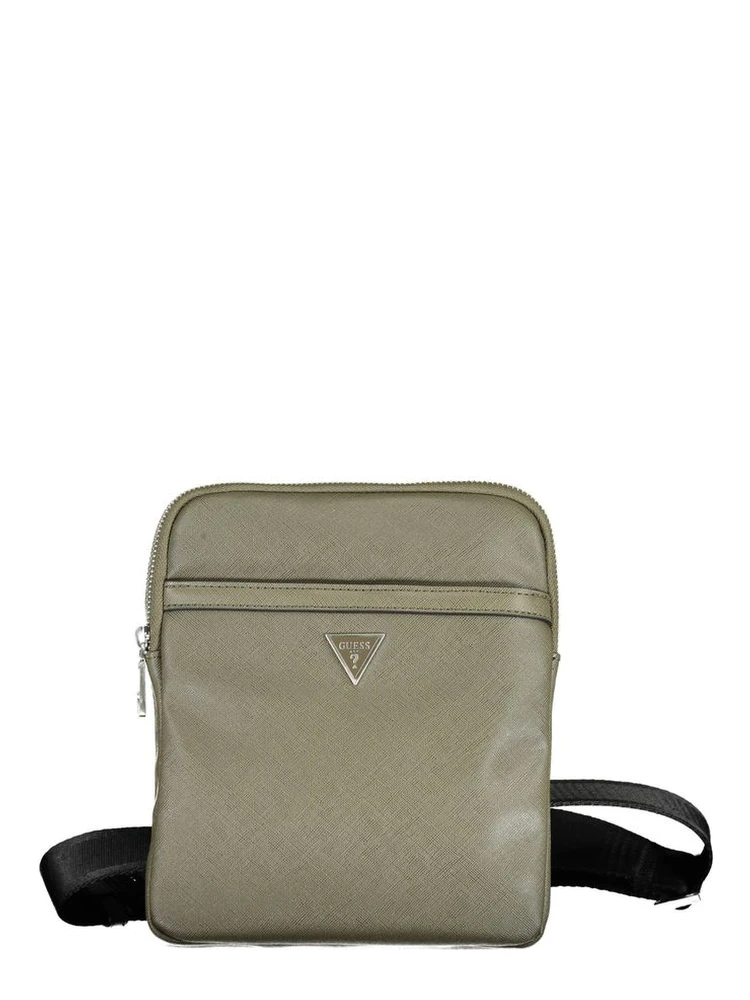 Green Polyamide Shoulder Bag