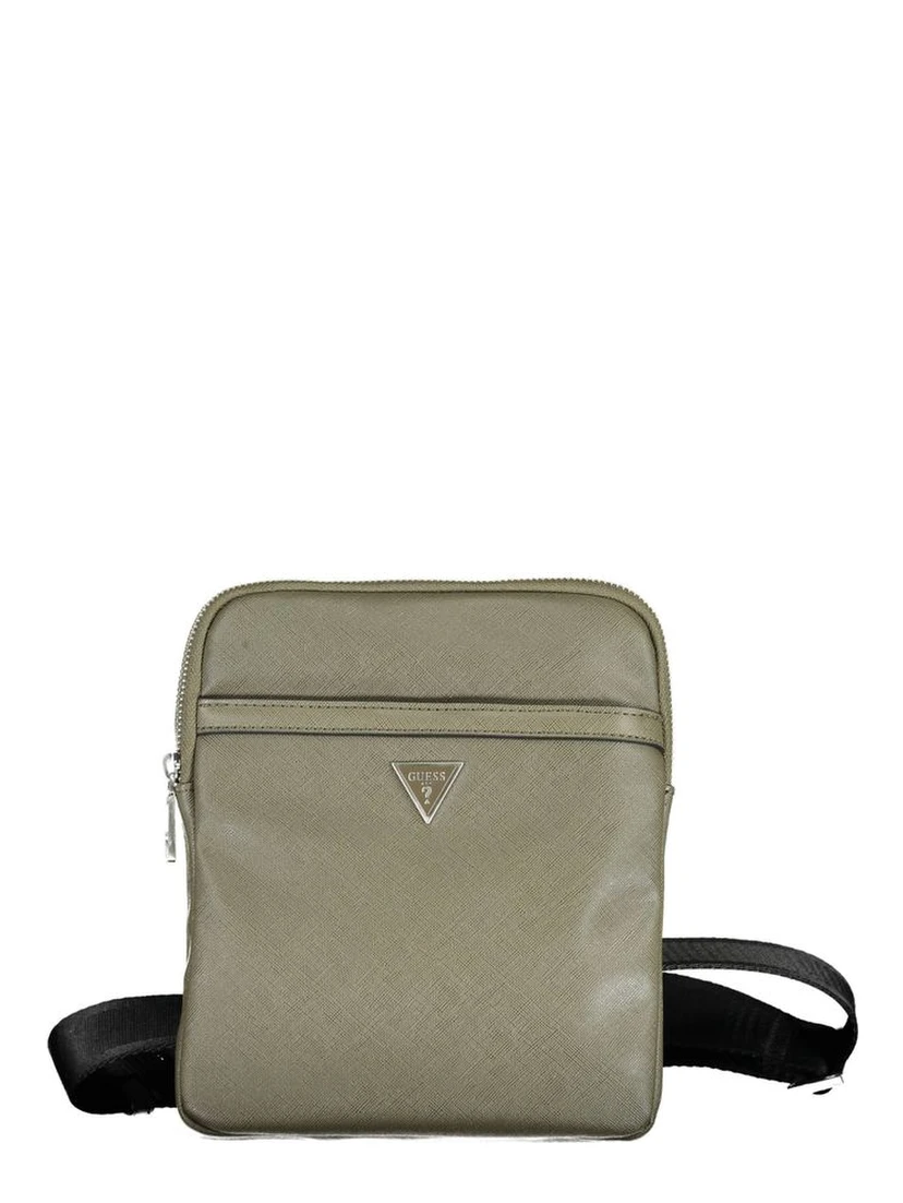 Green Polyamide Shoulder Bag