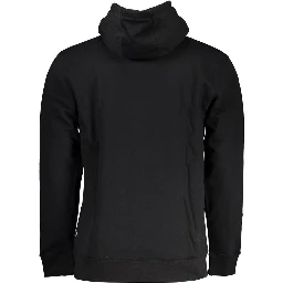 Black Cotton Men Sweater