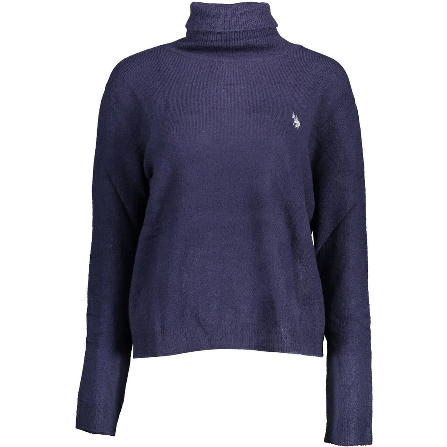Blue Nylon Sweater