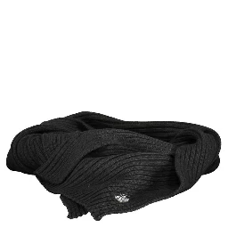 Black Wool Scarf