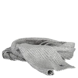 وشاح صوف رمادي