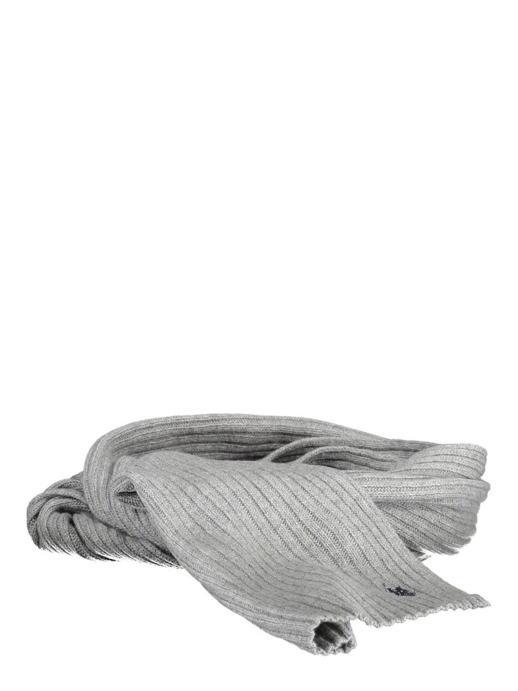 Gray Wool Scarf