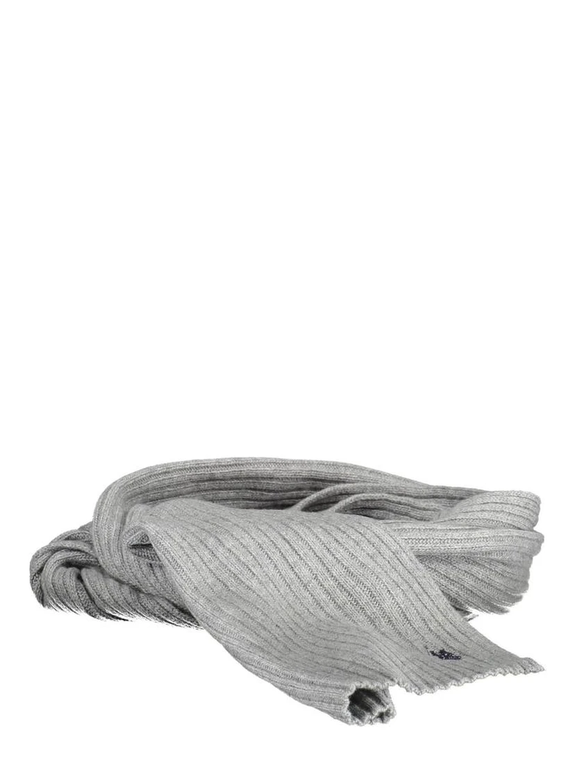 Gray Wool Scarf