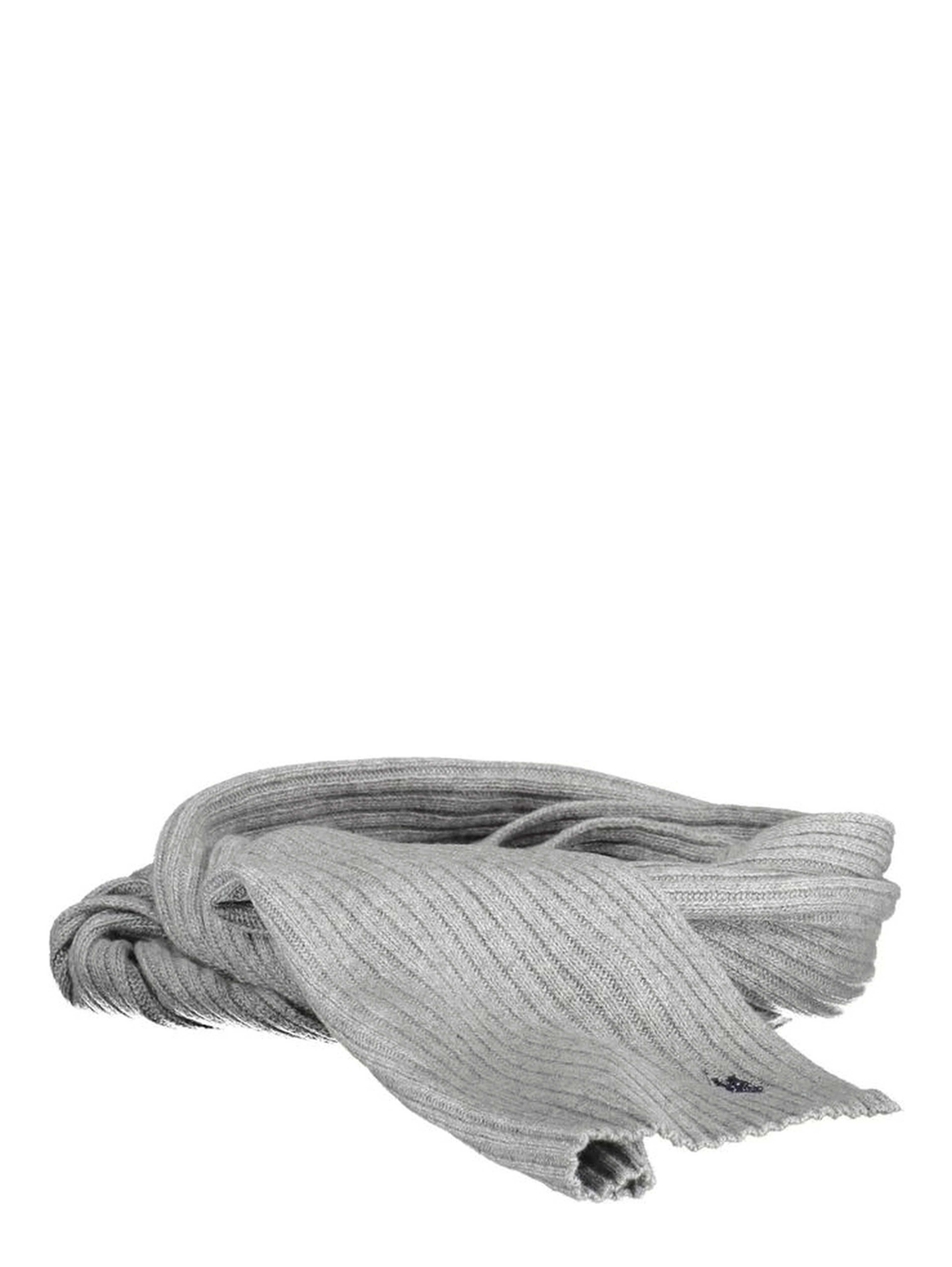 Gray Wool Scarf