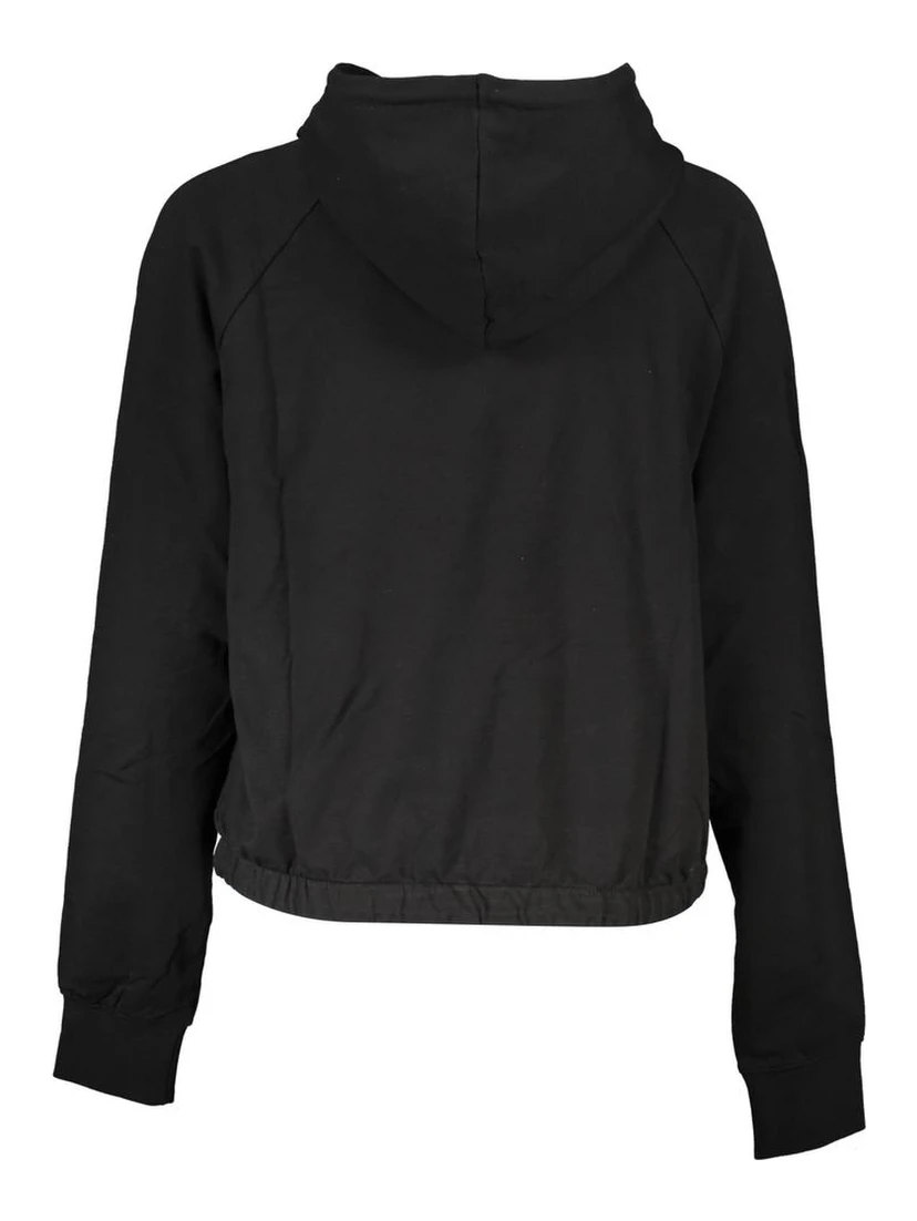 Black Cotton Women Sweater