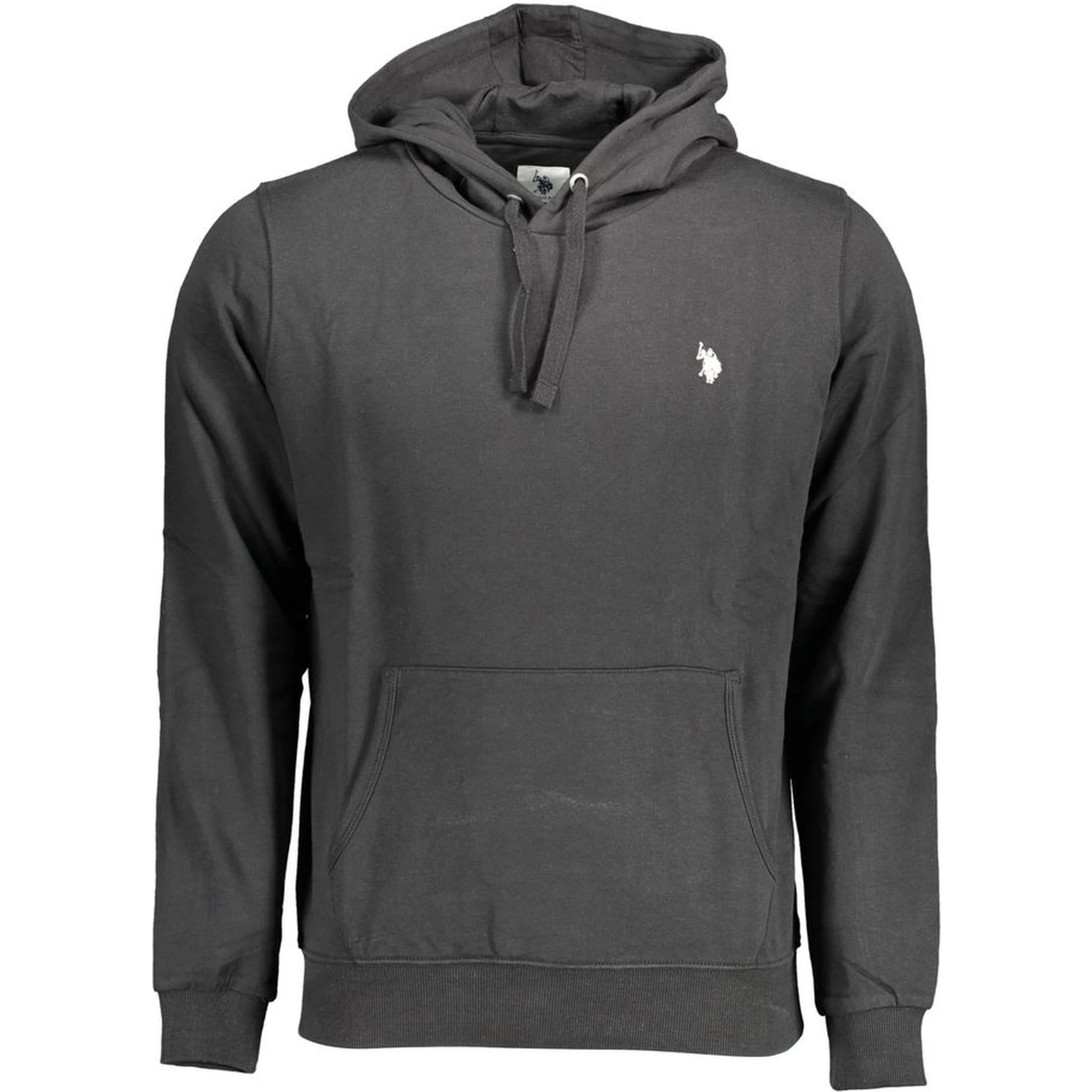 Black Cotton Men Sweater