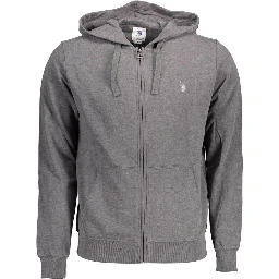 Gray Cotton Men Sweater