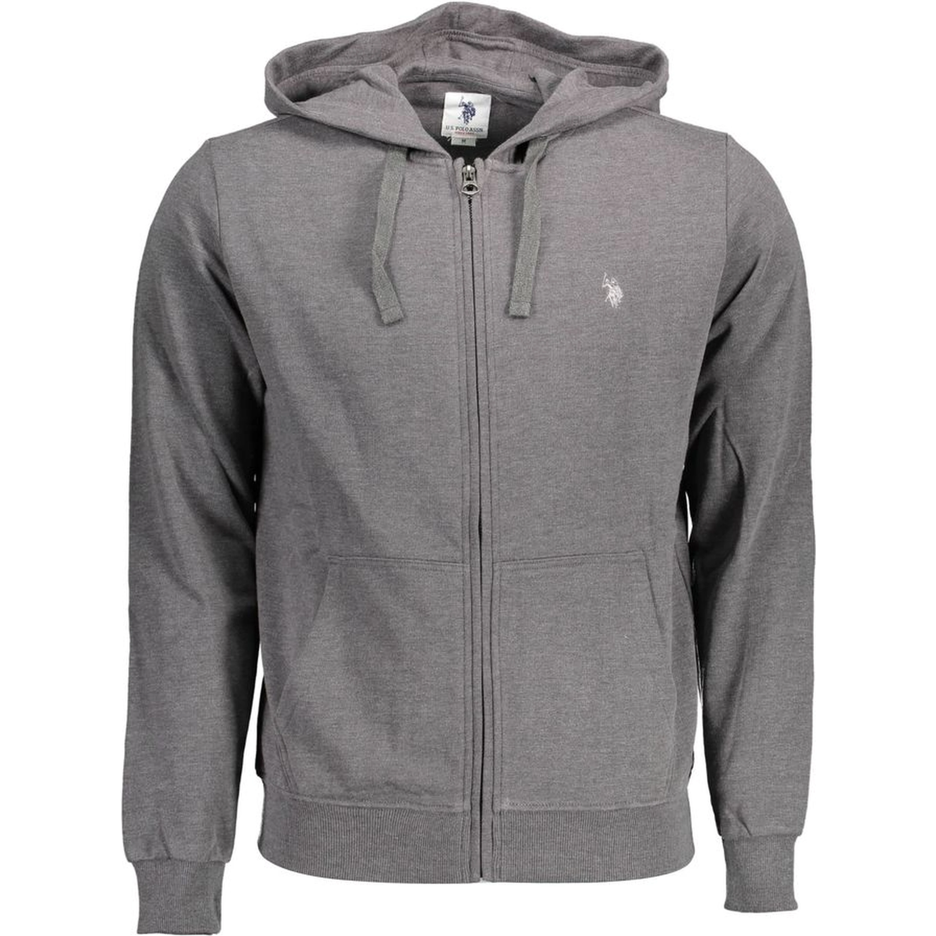 Gray Cotton Men Sweater