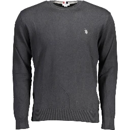 Black Cotton Sweater