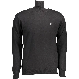 Black Cotton Sweater
