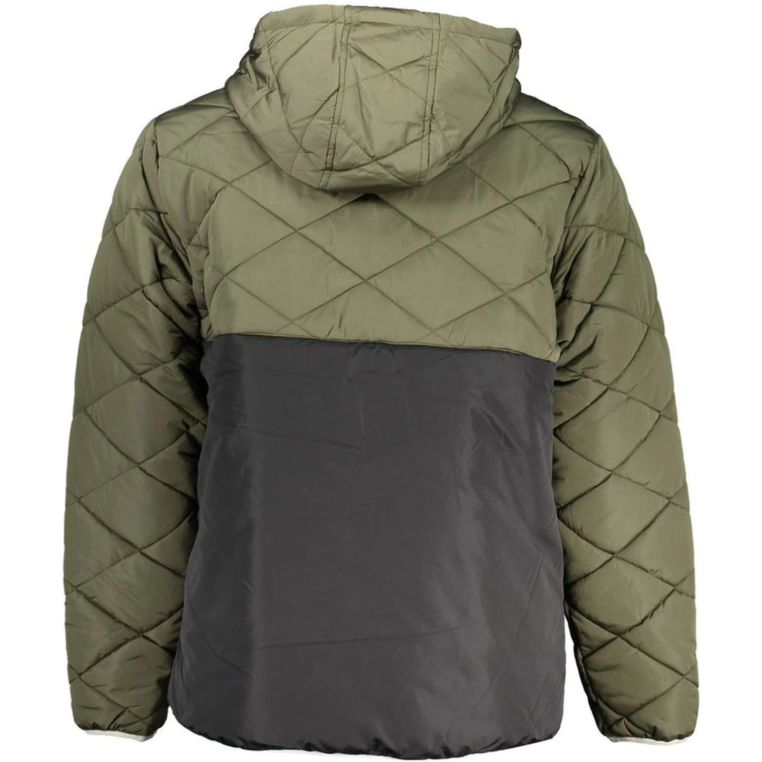 Green Polyester Men's Jacket