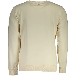 White Cotton Men Sweater