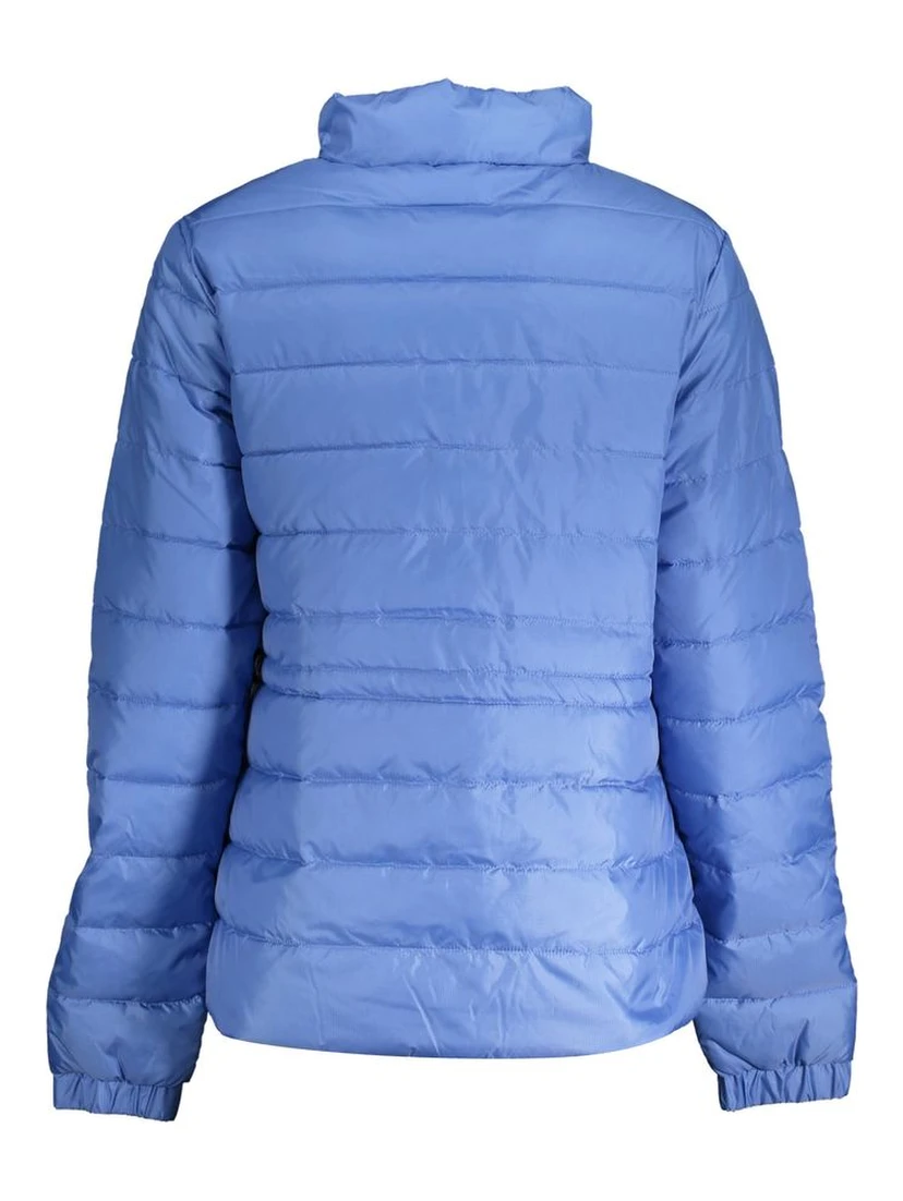Blue Polyester Jackets & Coat