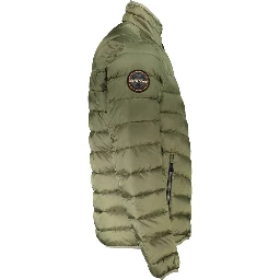 Green Polyamide Men Jacket