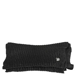 Black Wool Scarf