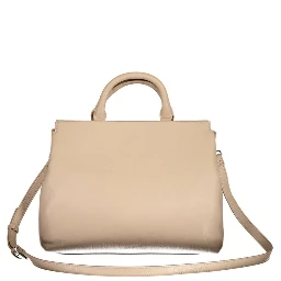 Beige Polyethylene Handbag