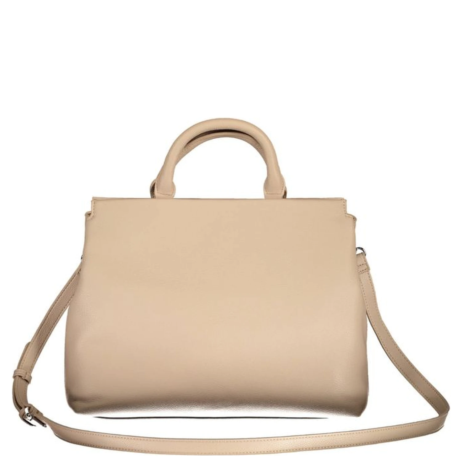 Beige Polyethylene Handbag