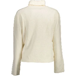White Nylon Sweater