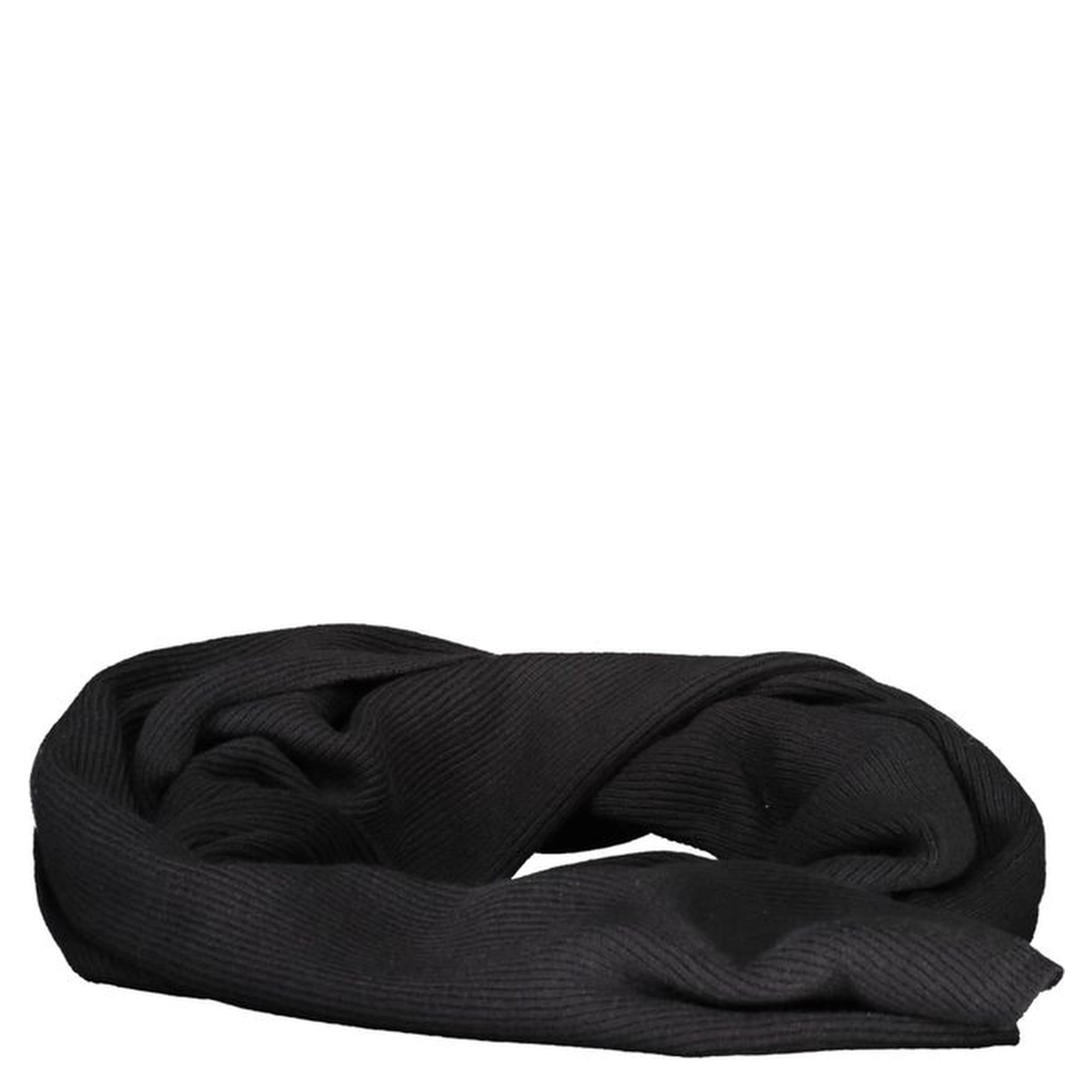 Black Cotton Men Scarf
