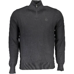 Black Cotton Sweater