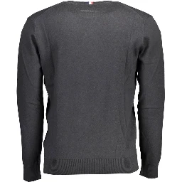 Black Cotton Sweater