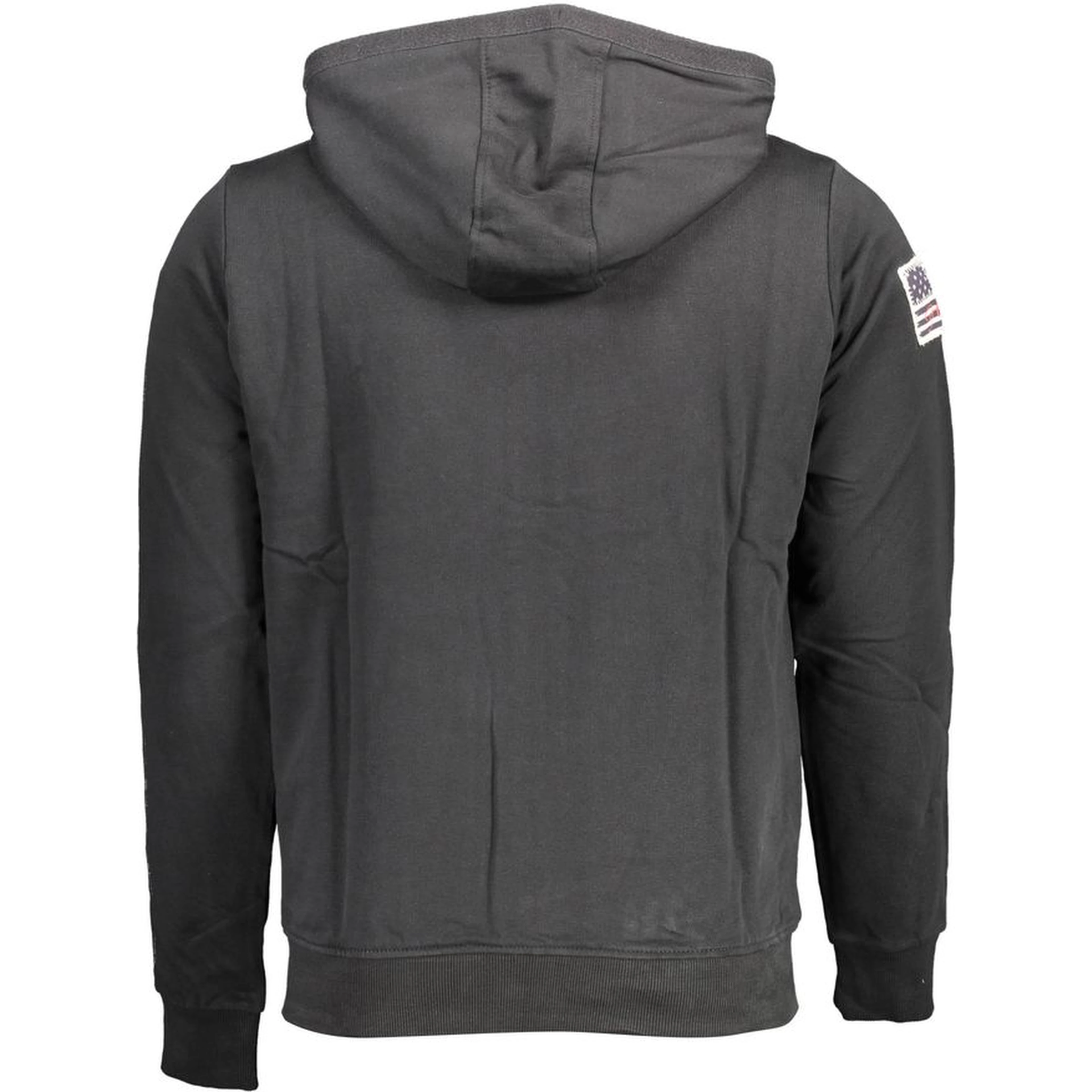 Black Cotton Men Sweater