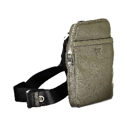 Green Polyamide Shoulder Bag