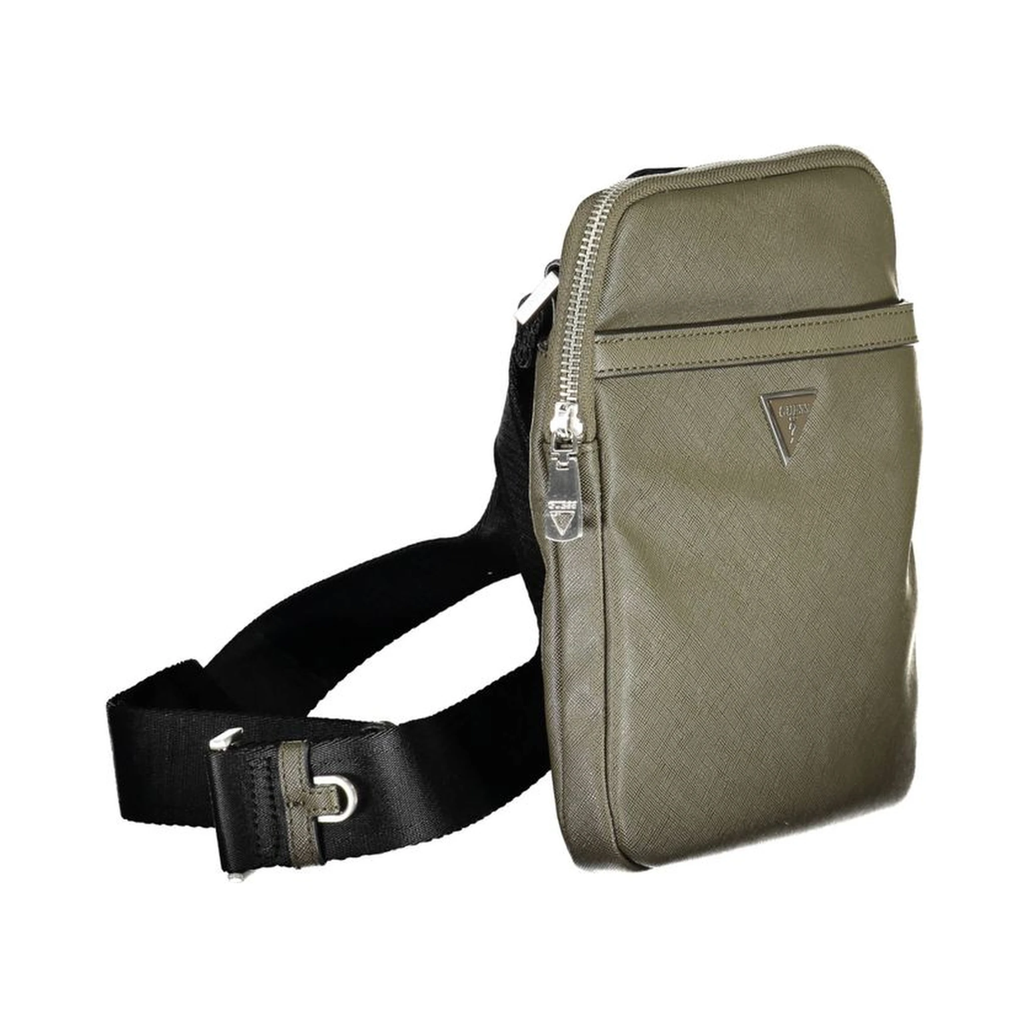 Green Polyamide Shoulder Bag