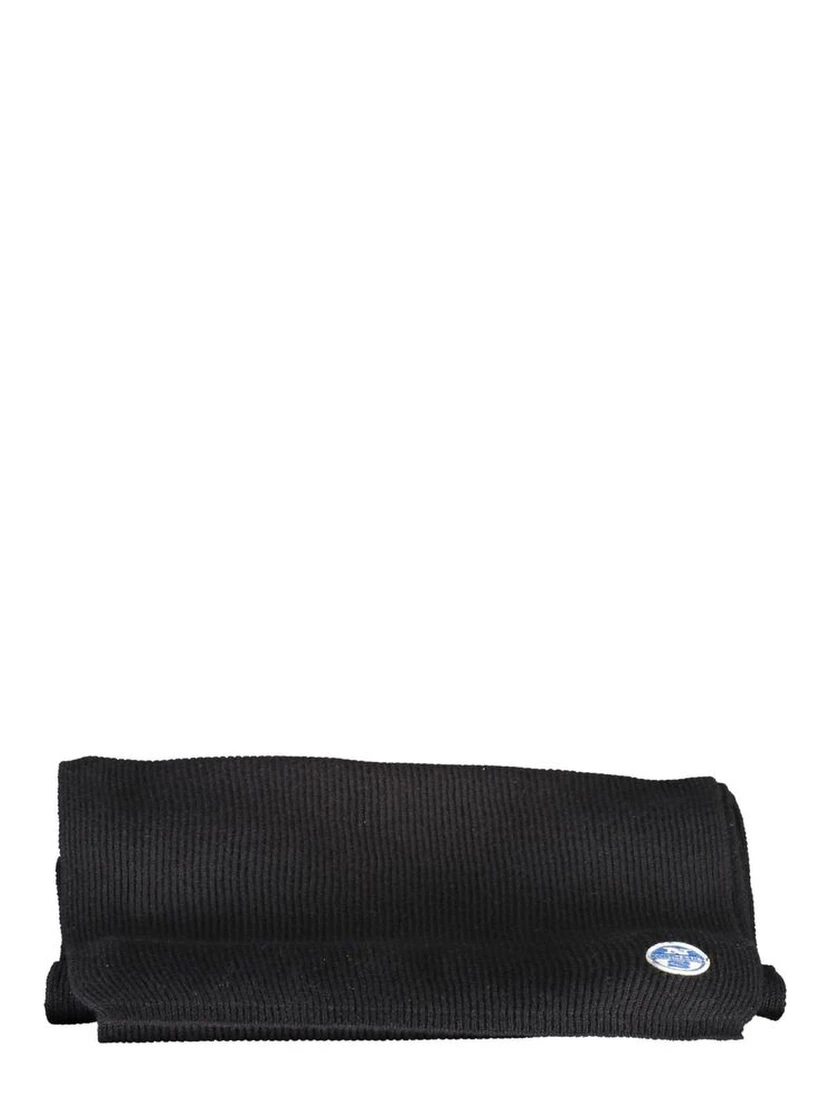 Black Cotton Men Scarf