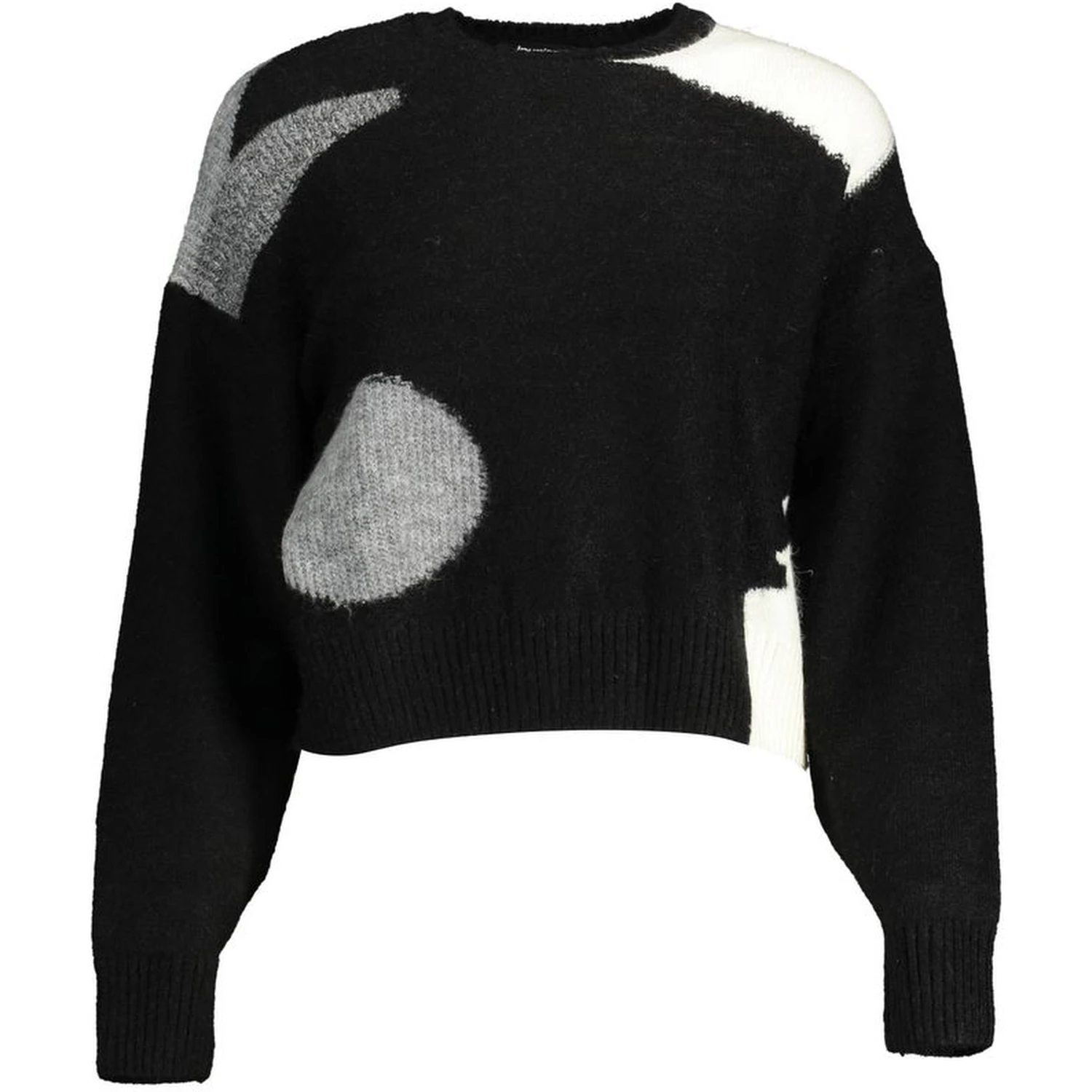 Black Polyester Sweater