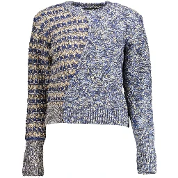 Blue Polyester Sweater
