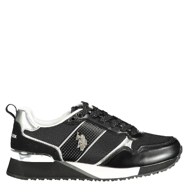 White Polyester Sneaker